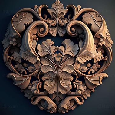 3D model Rococo (STL)